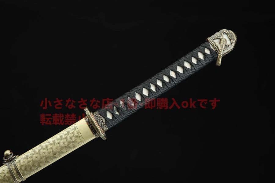 さくら九八軍刀（黄銅鞘）武具　刀装具　日本刀　模造刀 居合刀
