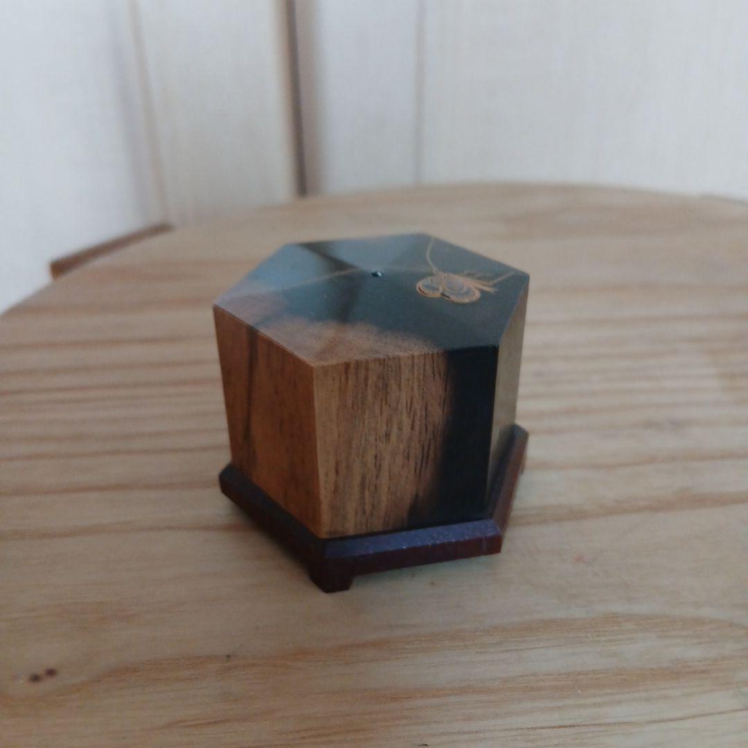 吉田華正　黒柿　鈴虫　香合