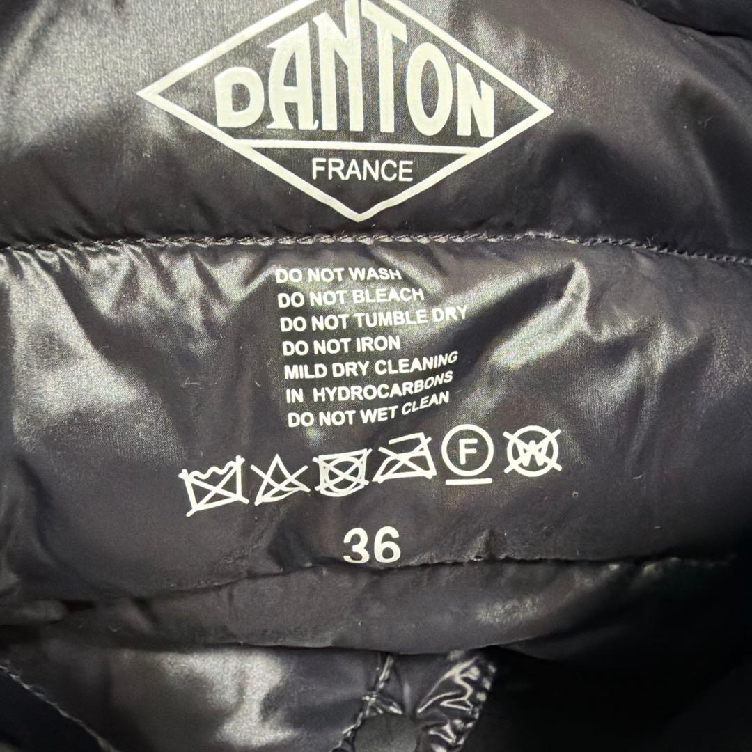 ダントン　インナーダウン　36 ブラック