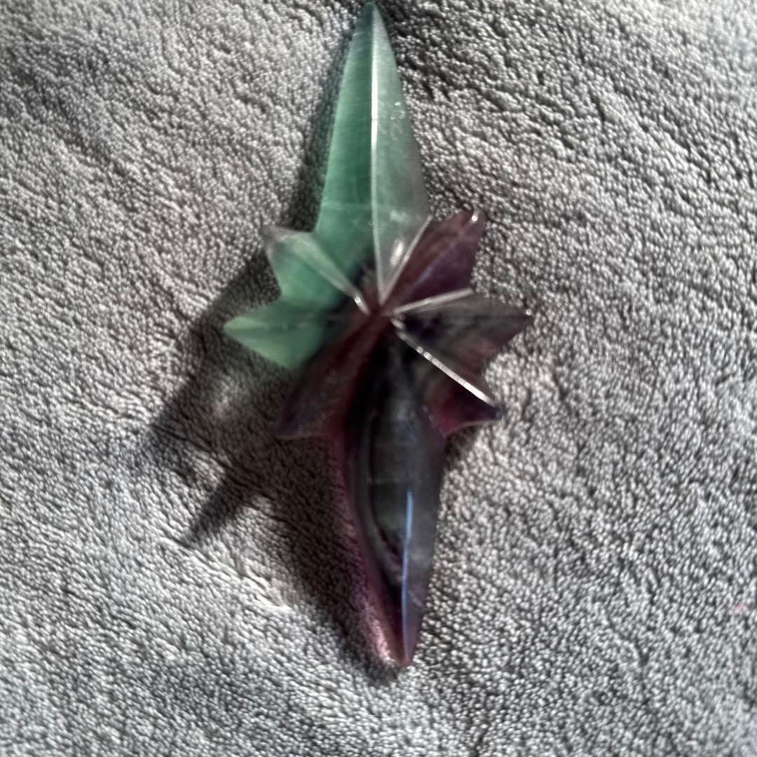 フローライト 星型オブジェクト スタンド付き