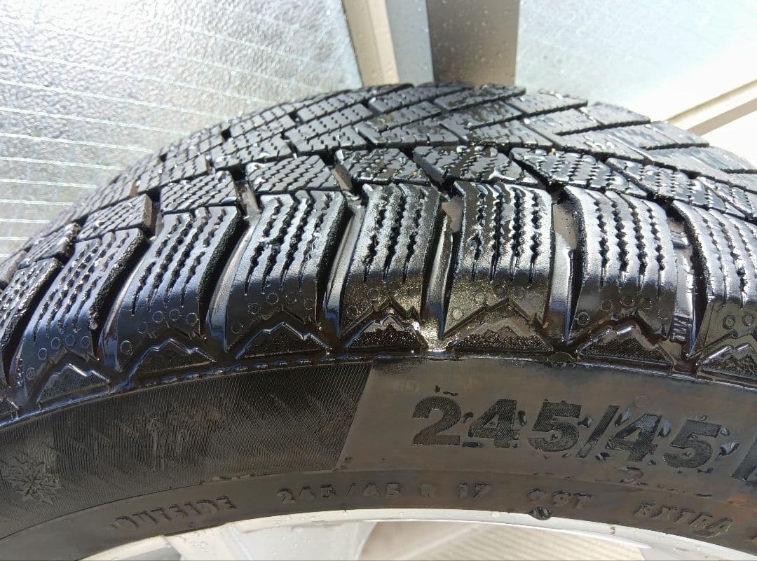 川*明様 ベンツ ホイール 245/45R17 スタッドレス コンチネンタル　個