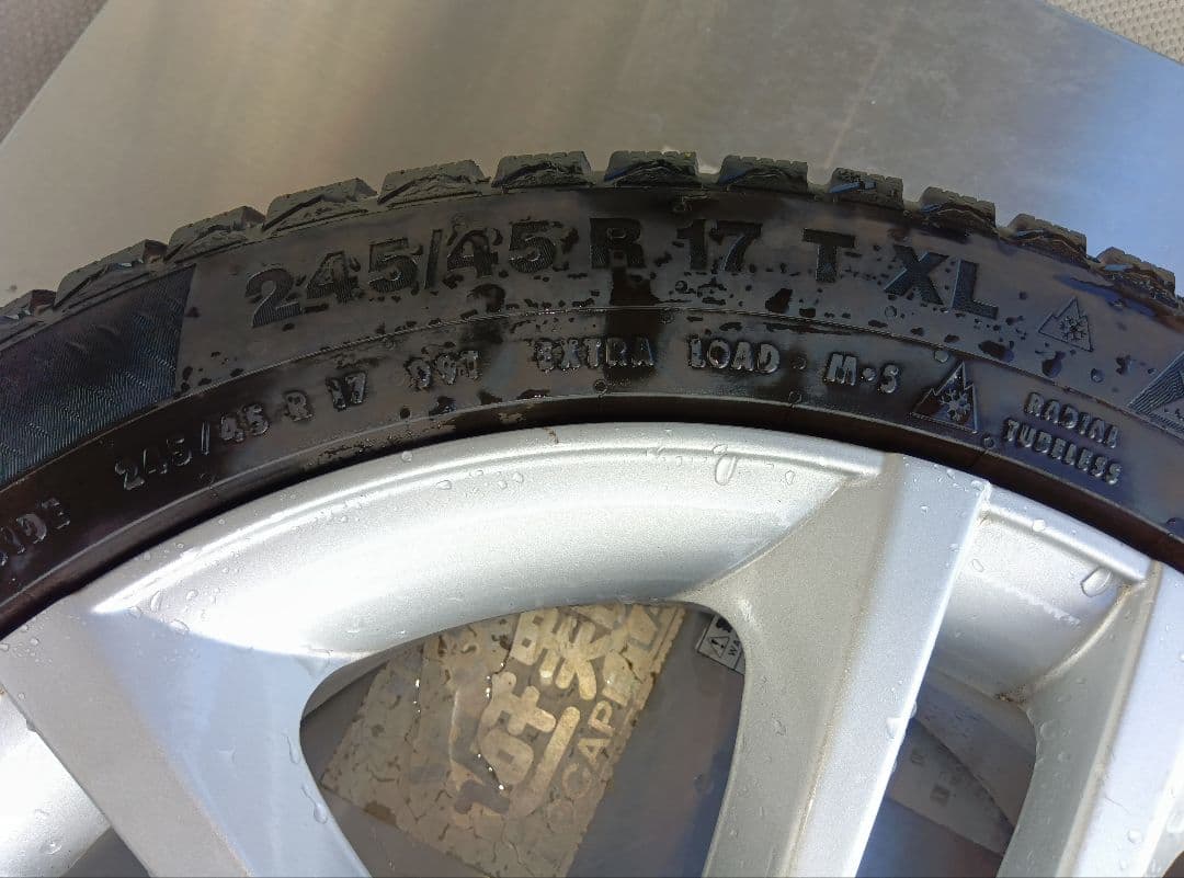 川*明様 ベンツ ホイール 245/45R17 スタッドレス コンチネンタル　個