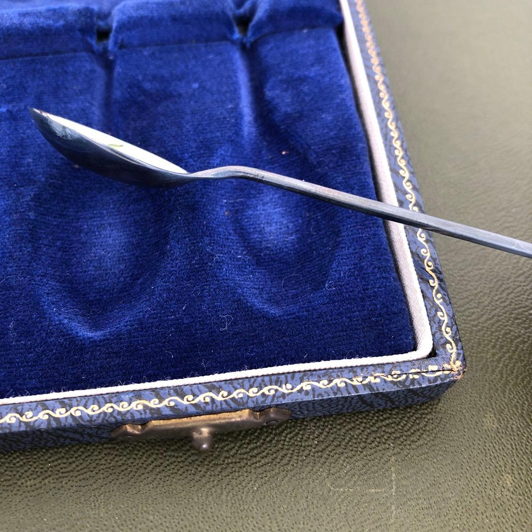 ビンテージ　純銀製　C&C スプーン　8本セット　コーヒービーンズ　シルバー　銀