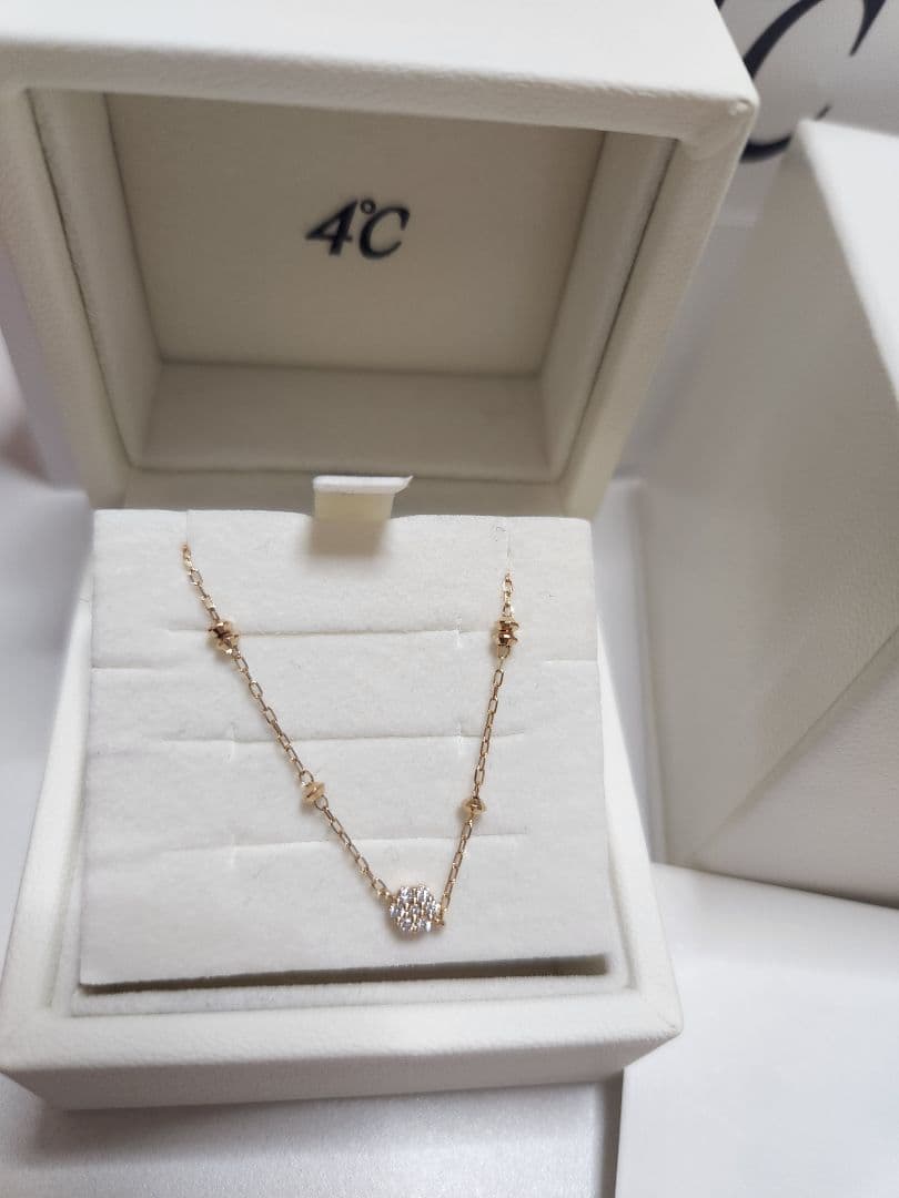 4℃　K18　ピンクゴールド ブレスレット