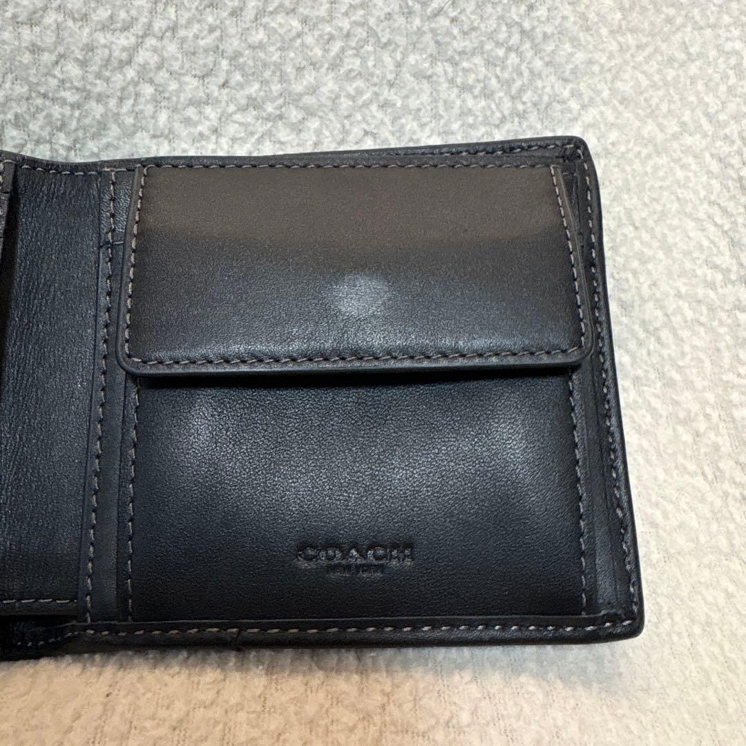 COACH ★大人気★ ウォレット シグネチャー デニム ブラック 新品