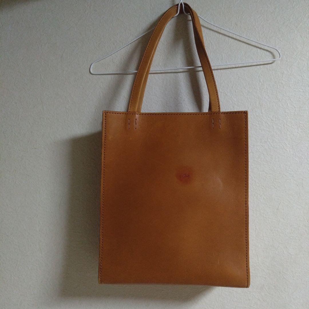 ユウ様土屋鞄　トートバッグ　ヌメ皮　シンプル