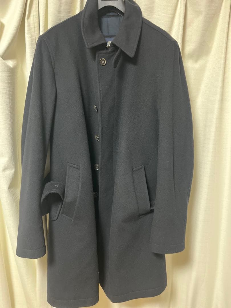 【ヘルノHERNO】ウールカシミア ステンカラーコート