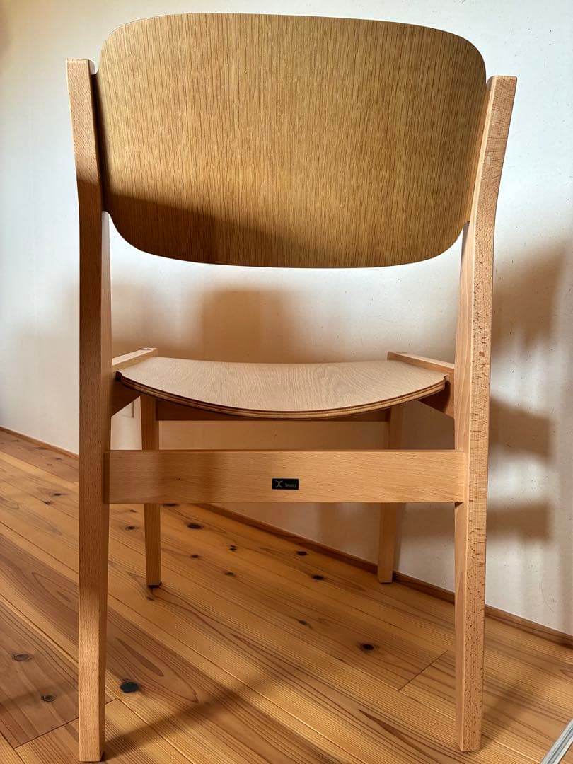 天童木工　水之江忠臣　ブックチェア　図書館椅子