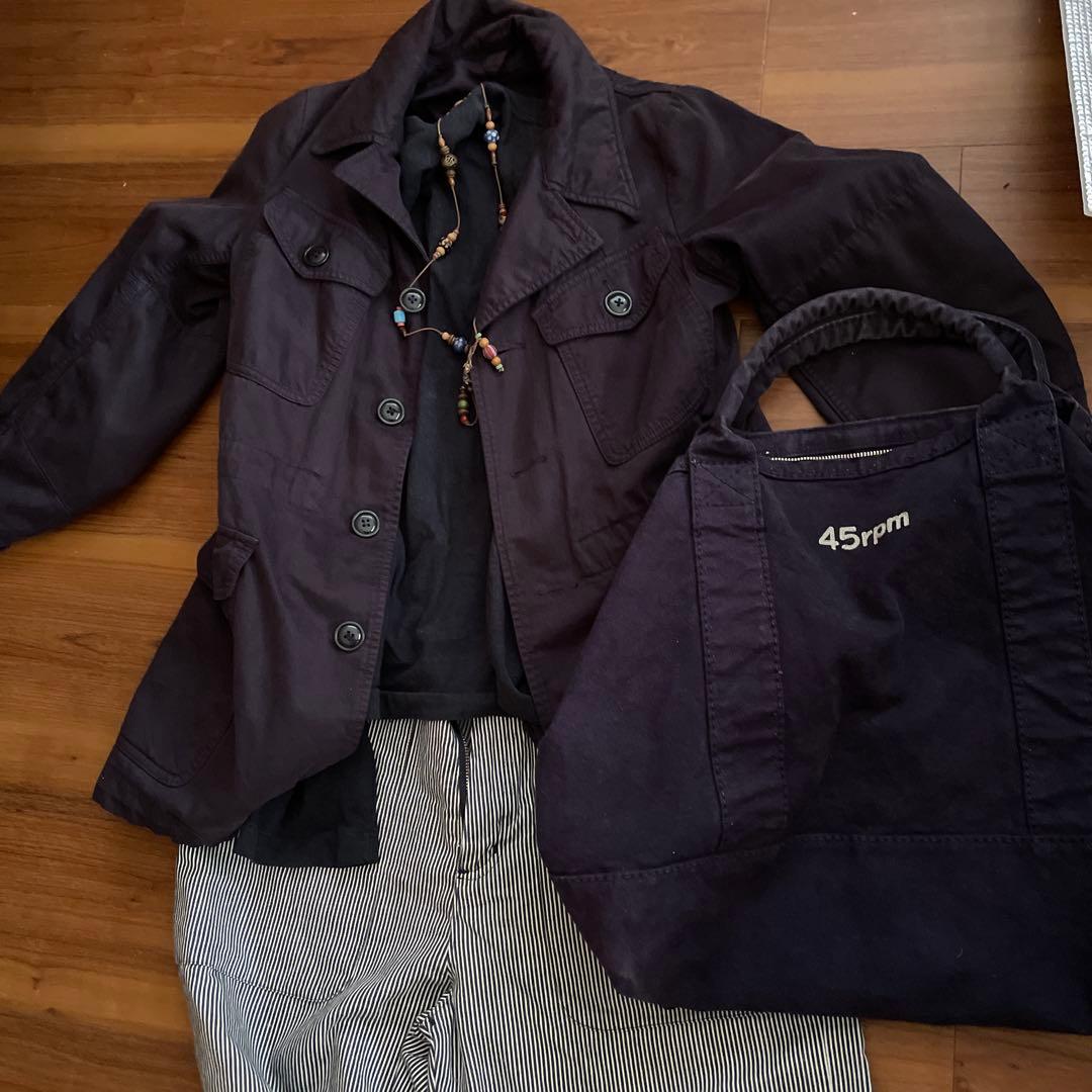 45rpm トートバッグ　インディゴ