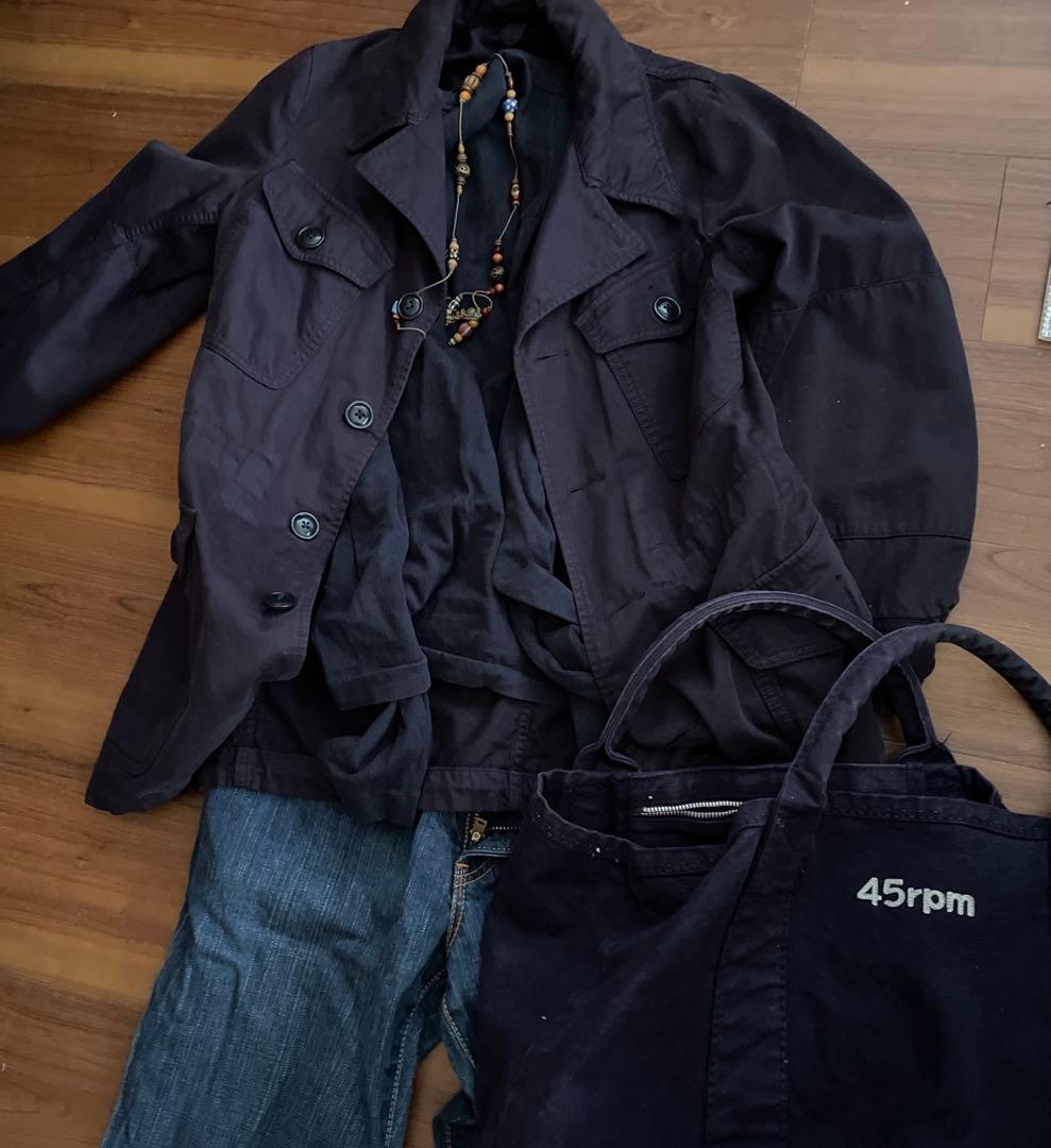 45rpm トートバッグ　インディゴ