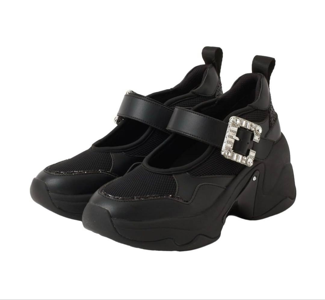 【+diana】 プラスダイアナ ヒール　スニーカー 24.0cm