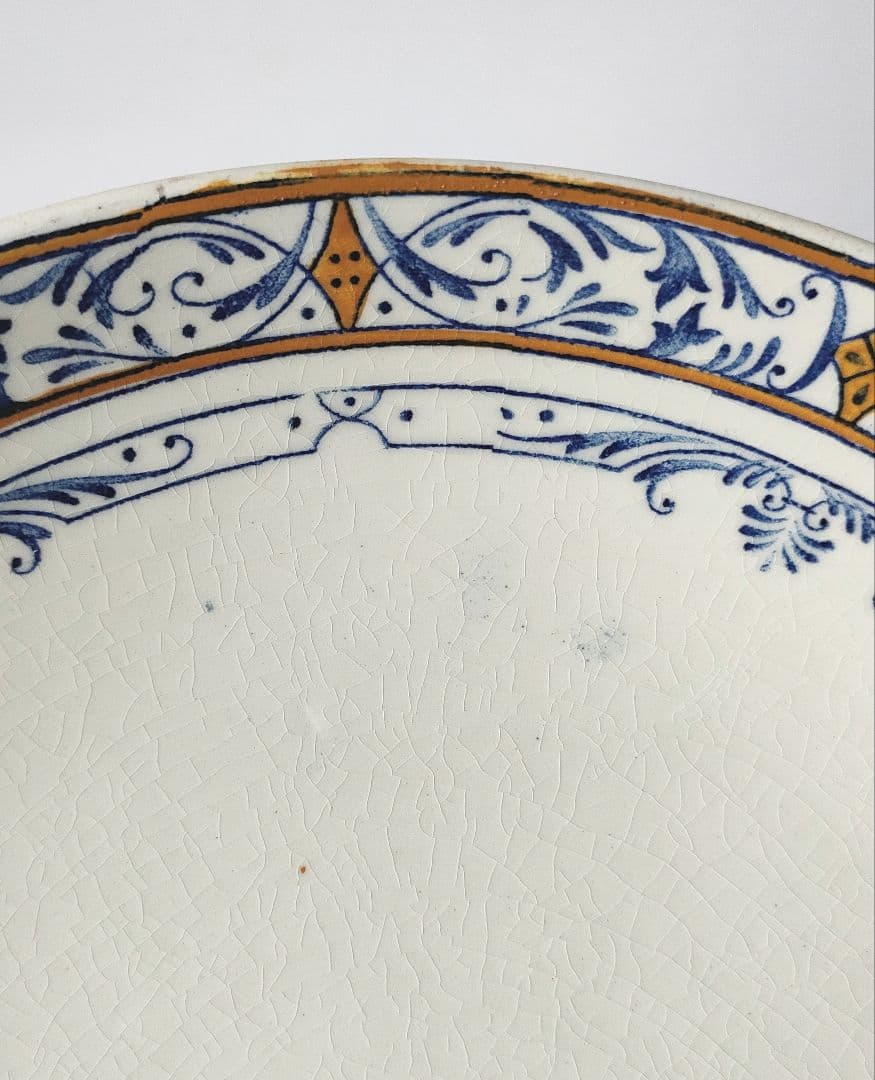 希少　美品　クレイユモントロー　コンポティエ　フランスアンティーク