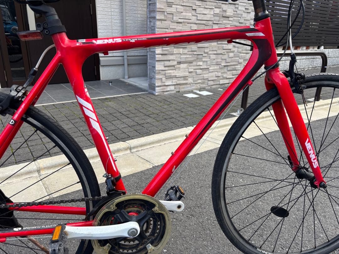 カノーバー(CANOVER) クロスバイク VENUS クロスバイク レッド