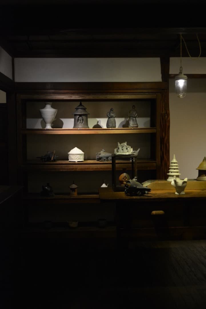 森岡成好『焼き締め・宝珠』／古民藝 李朝 骨董 パナリ やちむん 安南 黒高麗