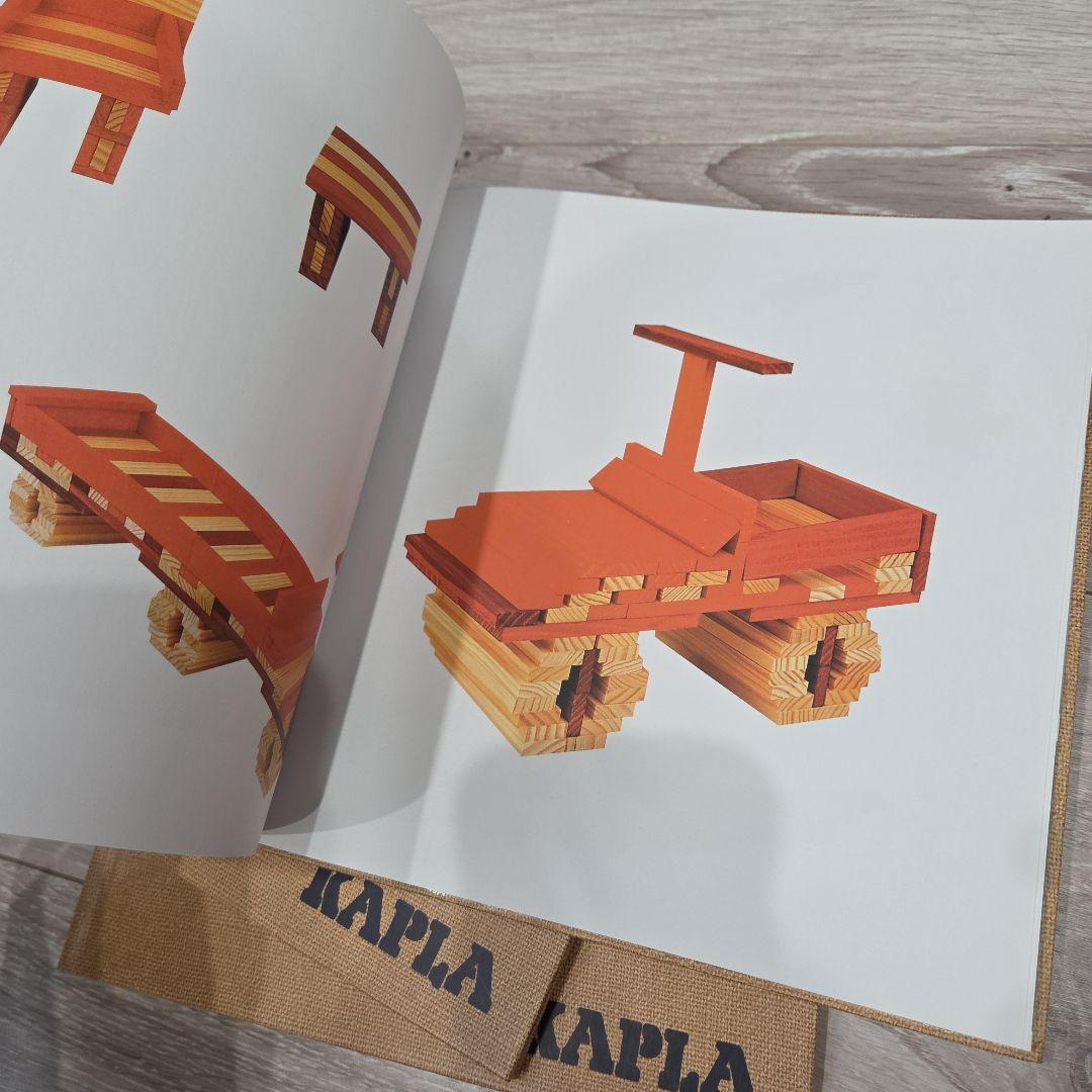 カラーカプラ　カプラ　KAPLA　積み木　120ピース+おまけピース9色