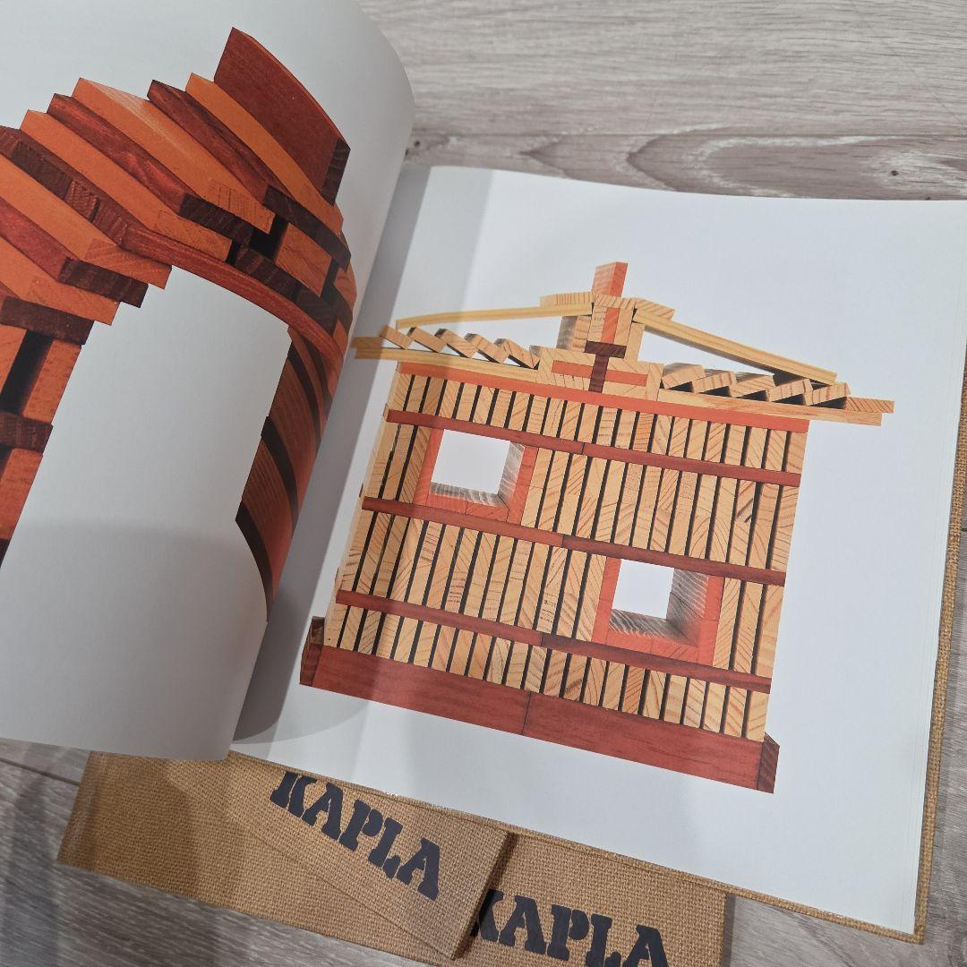 カラーカプラ　カプラ　KAPLA　積み木　120ピース+おまけピース9色