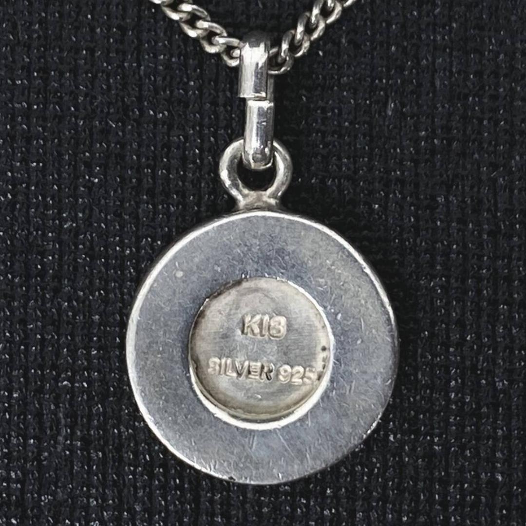 OLD K18 エリザベス  シルバー925 メタルネックレス 44cm