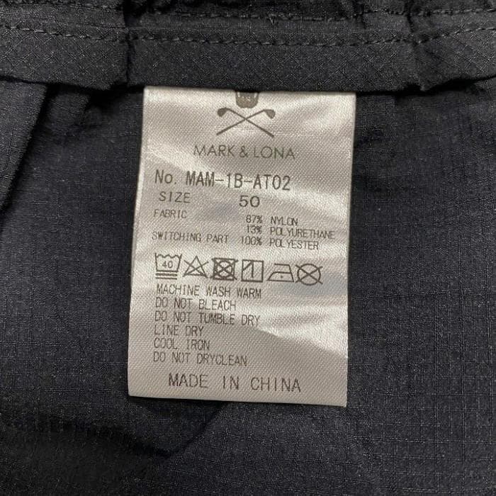 【美品】MARK & LONA ゴルフ 2WAY パンツ ハーフパンツ 50