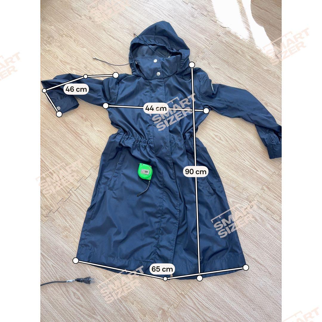 モンクレールkouro美品スプリングコートサイズ1 ネイビー本物Hタグ1M