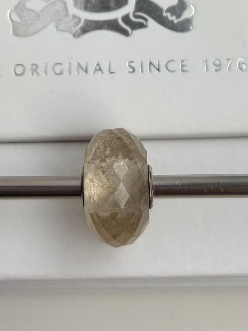 値下げ✴︎トロールビーズ　天然石【ルチルクォーツ】