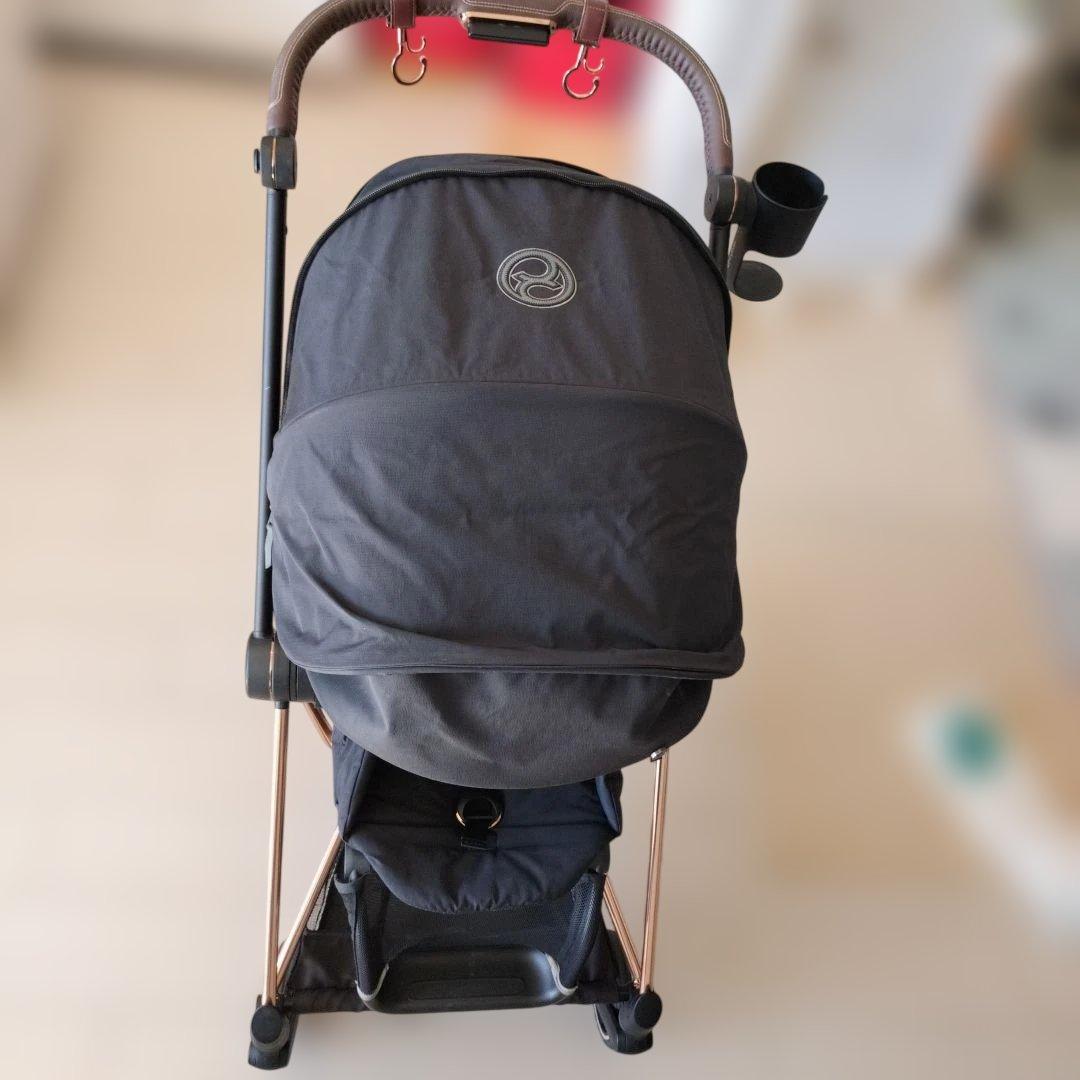 「梱包、発送たのメル便」Cybex mios ゴールド　ベビーカー 附属品付き