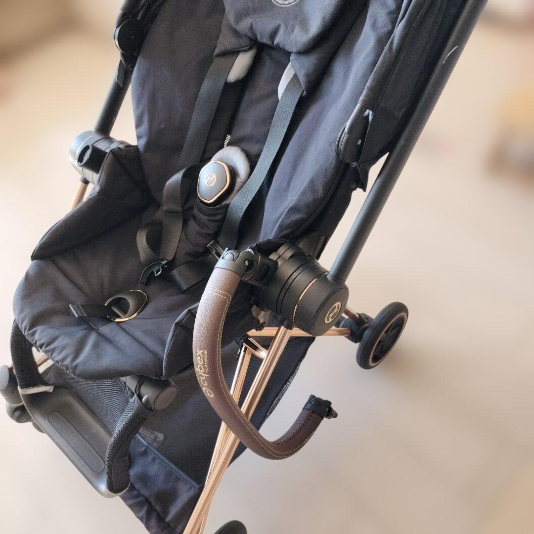 「梱包、発送たのメル便」Cybex mios ゴールド　ベビーカー 附属品付き