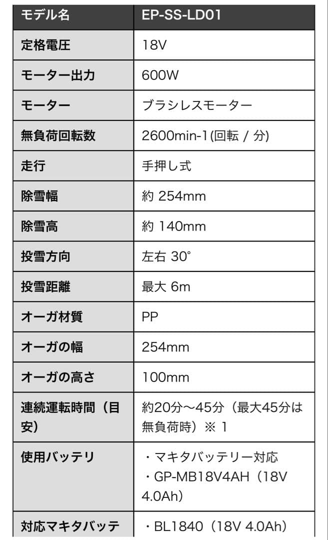 HAIGE(ハイガー) 電動除雪機 EPWORKS EP-SS-LD01