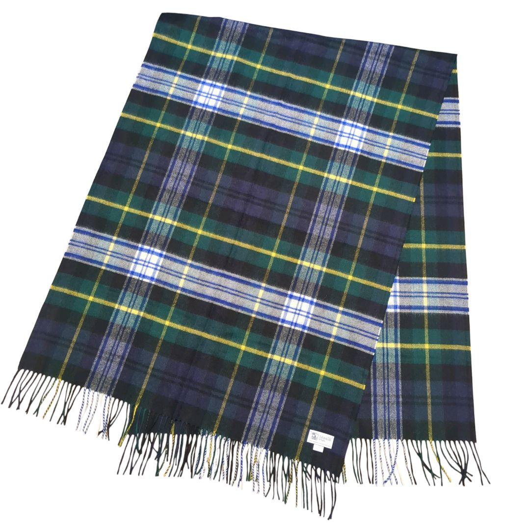 【未使用級】ジョンストンズ ドレスゴードン 大判ストール カシミヤ マフラー