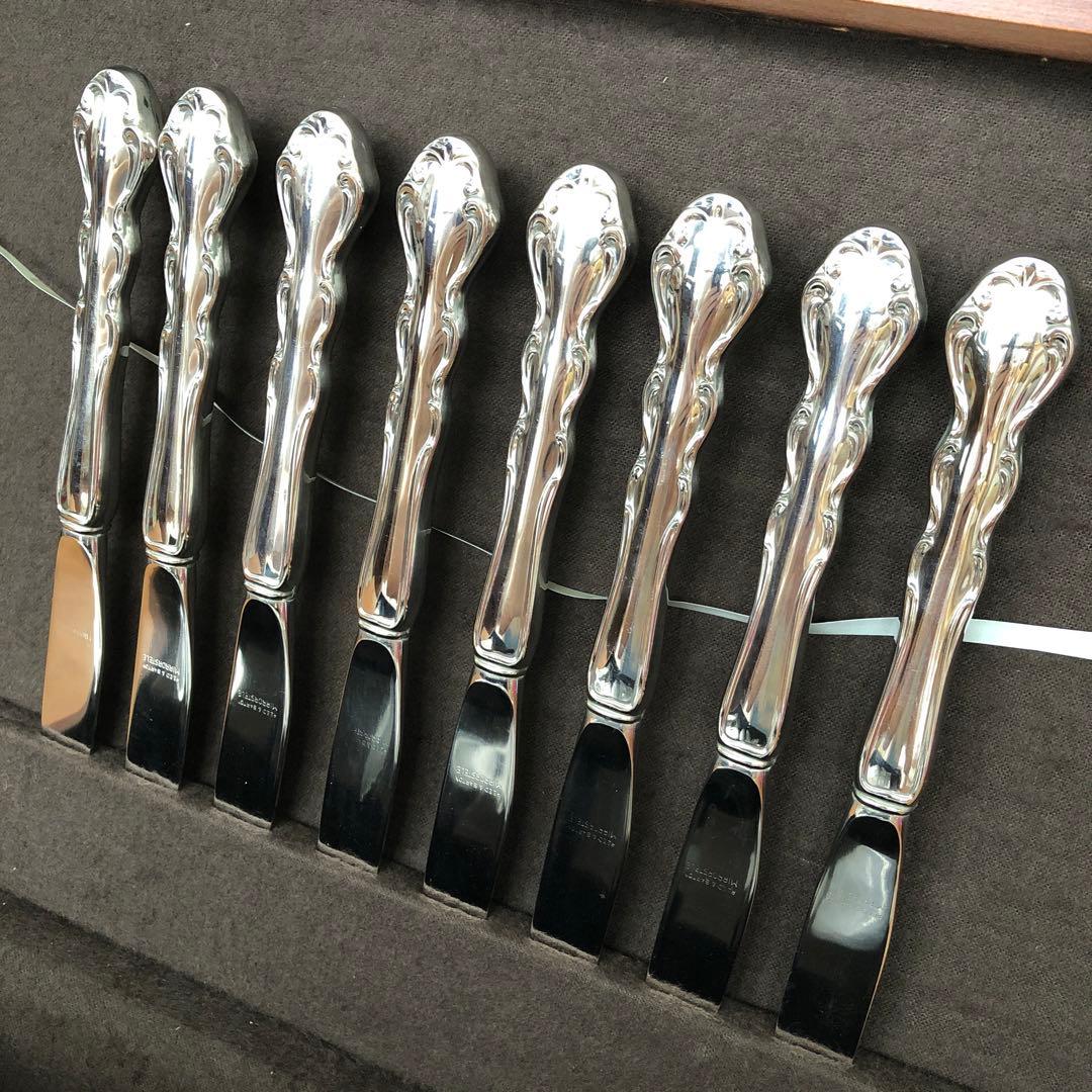 USA製　REED&BARTON ステンレスカトラリー44本　リード＆バートン