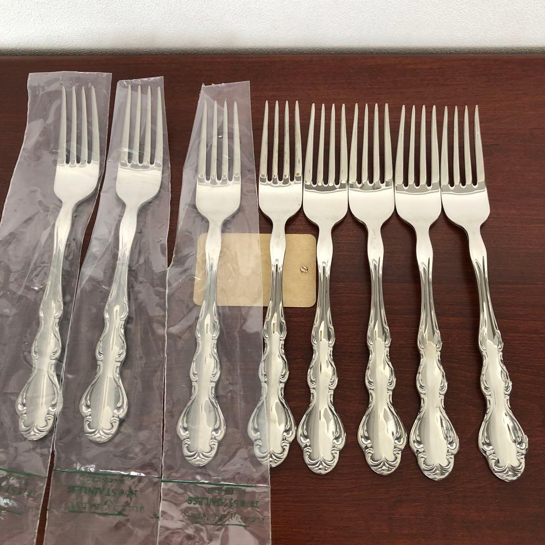 USA製　REED&BARTON ステンレスカトラリー44本　リード＆バートン