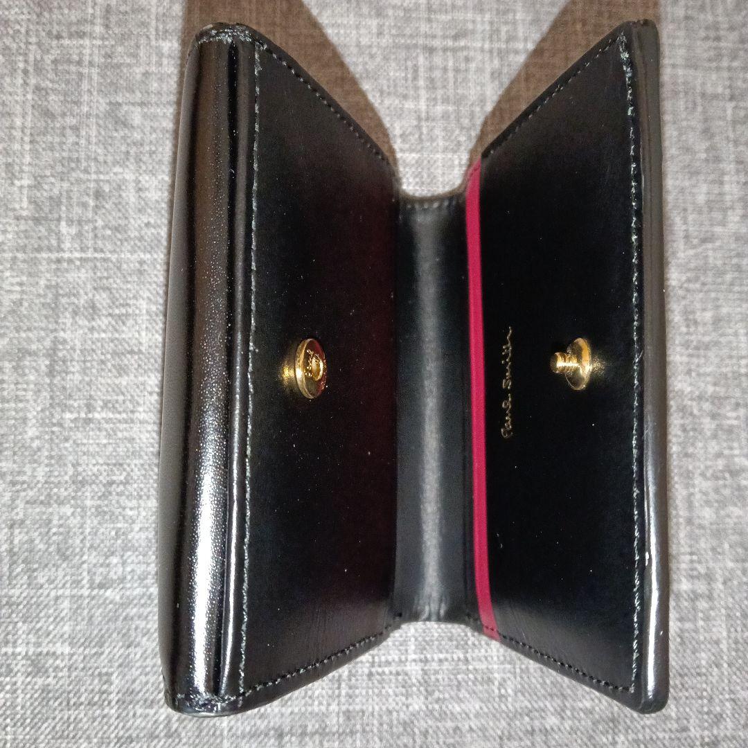 Paul Smith 財布 マーケトリーストライプラビット 折り財布