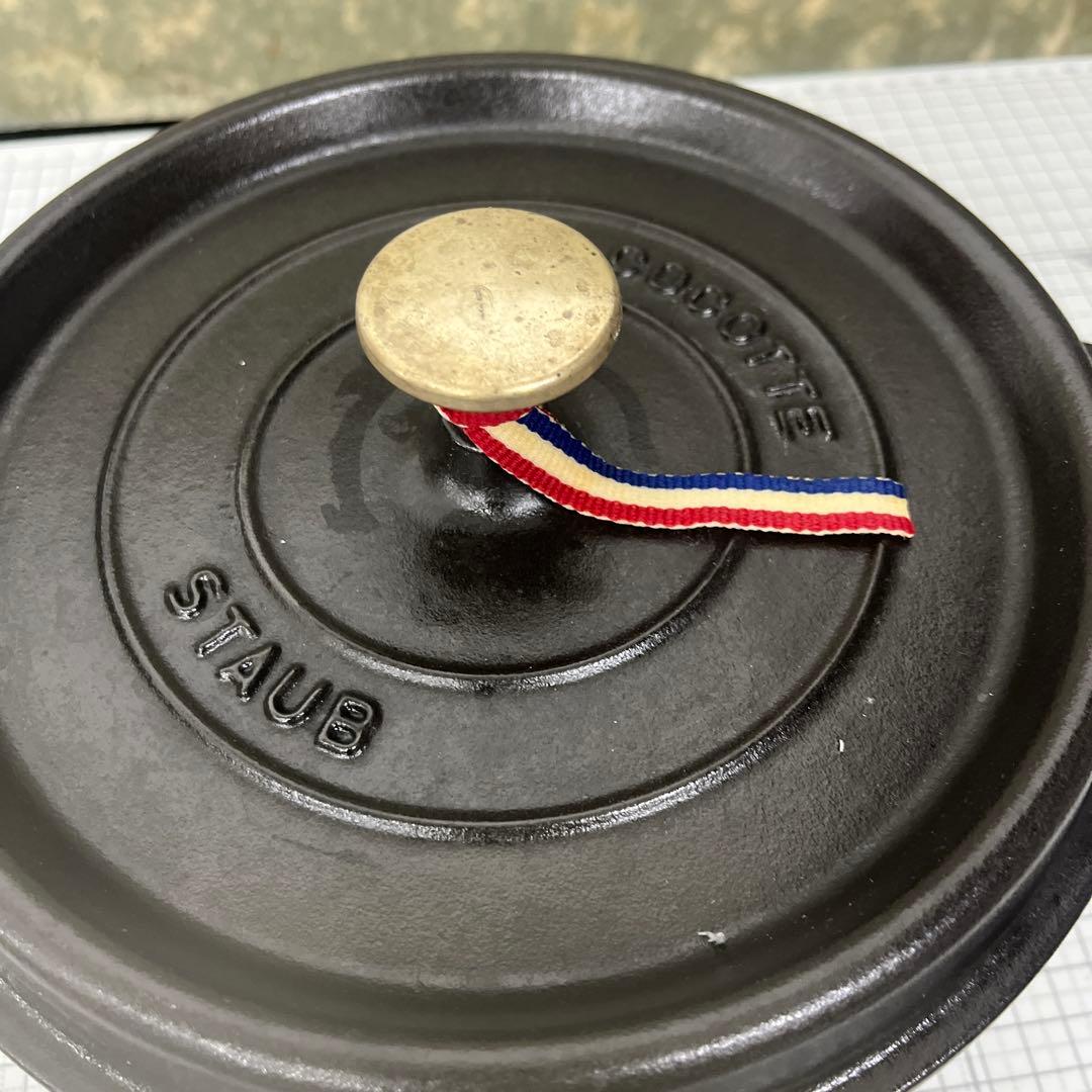staub ストウブ 「 ピコ ココット ラウンド ブラック 22cm 」正規品