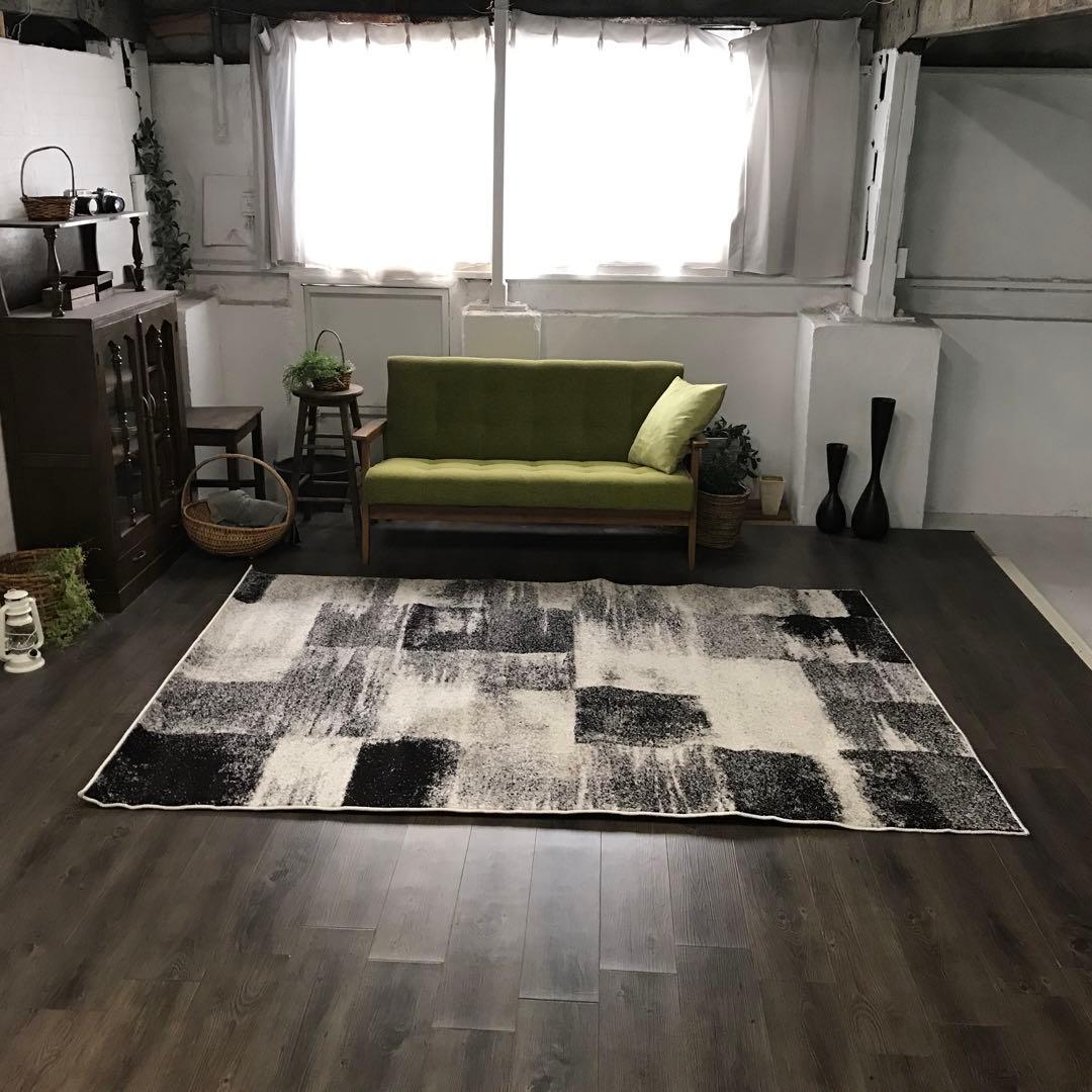 希少品 ラグ ラグマット 160x226cm カーペット ウィルトン織り モダン