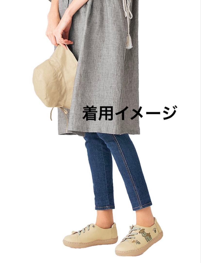 未使用　エスタシオン Estacion 犬モチーフシューズ