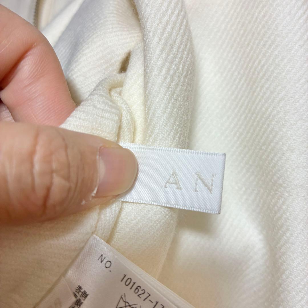 ANAYI✨良品　ダウンベスト　フォックスファー　フード　リバーシブル　きれカジ