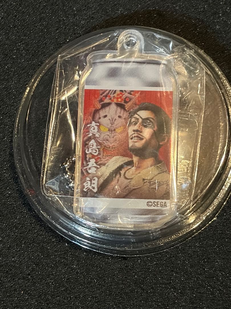 あ*ら様 龍が如く極3 ラベル缶アクキー　真島吾朗