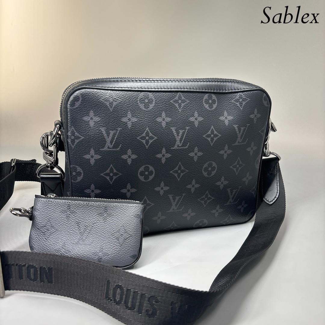 【未使用/IC】ルイヴィトン モノグラムエクリプス トリオメッセンジャー メンズ