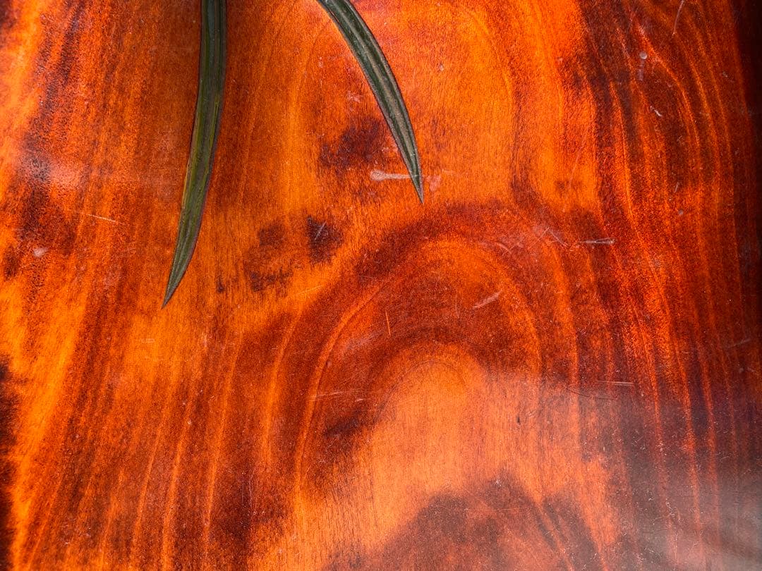 未使用　木製台座　讃岐彫　彫刻