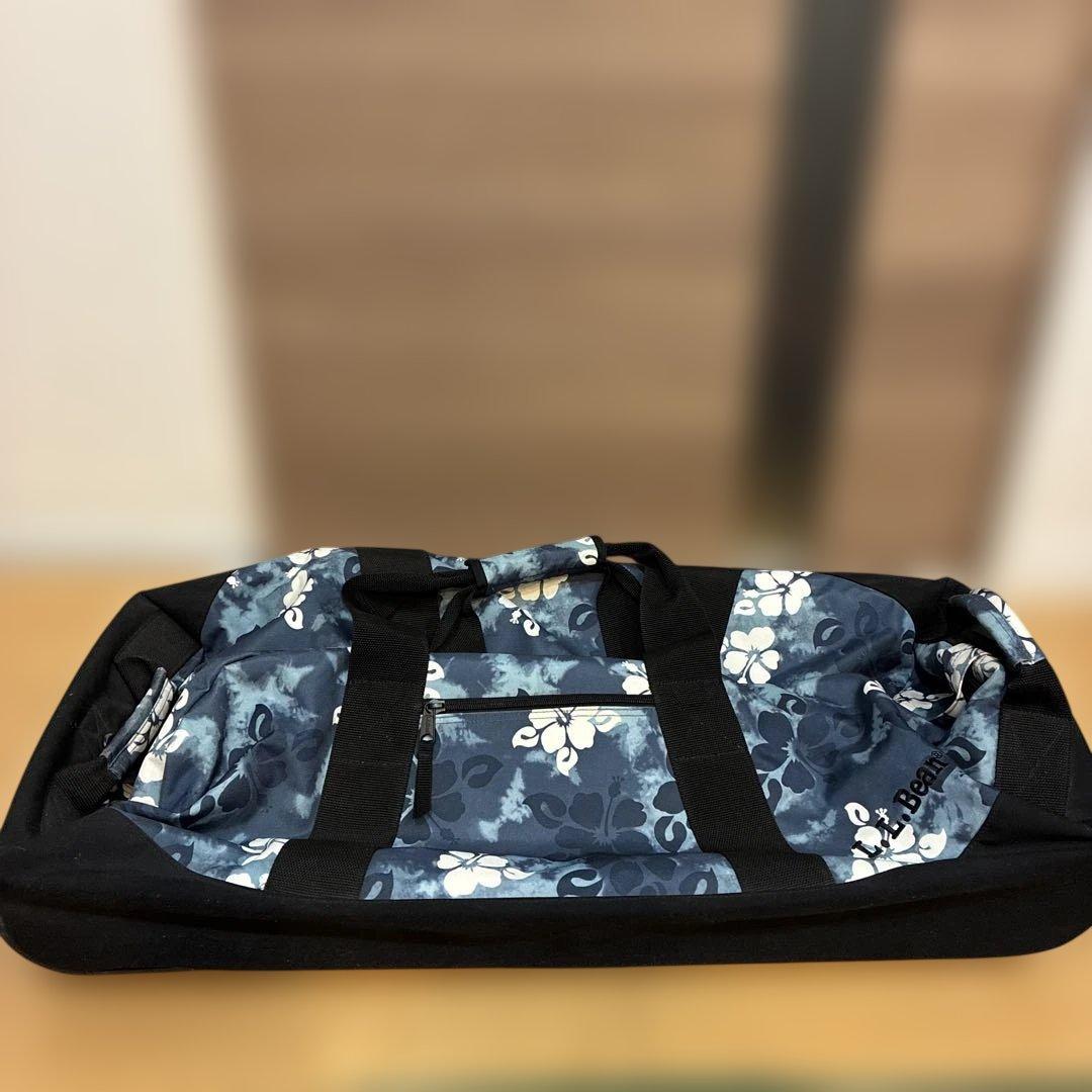 L.L.Bean 花柄ボストンキャリーバッグラージ1回使用のみ