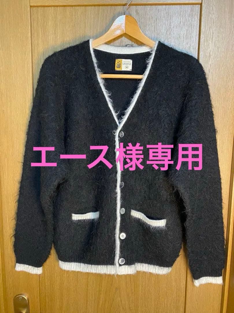 SAINT M××××××2025 AW KNIT CARDIGAN／BLK