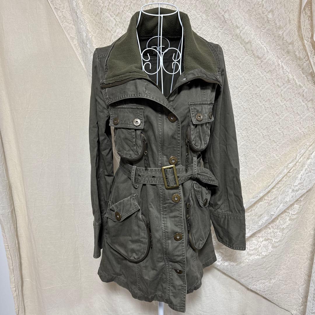 激かわ ミリタリー ジャケット コート フェアリーグランジ ギャル y2k