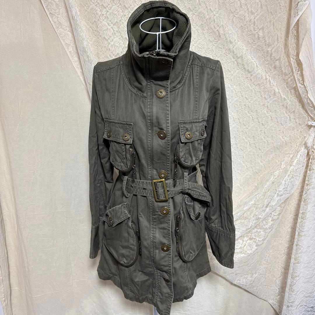 激かわ ミリタリー ジャケット コート フェアリーグランジ ギャル y2k