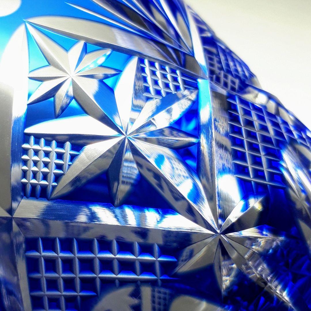 ⭐専用です　　門脇硝子　瑠璃 紅色被せ　ペア ロックグラス　【未使用】