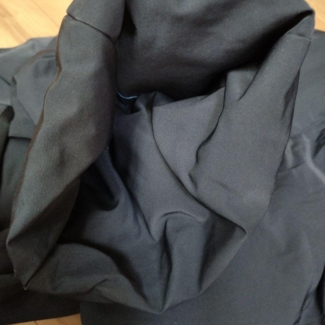 【+J×UNIQLO】 ネイビー フード付きダウンジャケット Mコートアウター