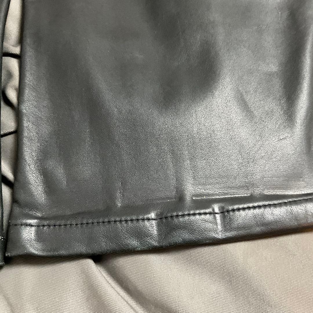 ポールスミス　Paul Smith レザーパンツ　黒