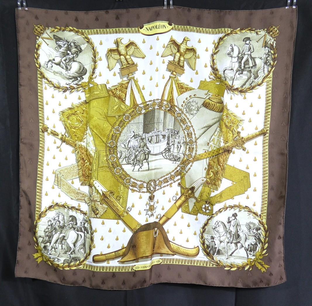 HERMES エルメス　大判スカーフ　カレ90　 D435
