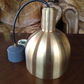 New Light Pottery　真鍮　照明