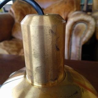 New Light Pottery　真鍮　照明