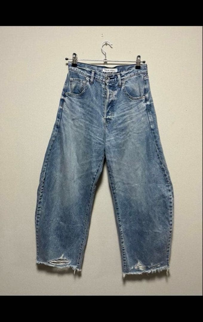 美品ウィムガゼットラインカーブデニムパンツ◯musetotem