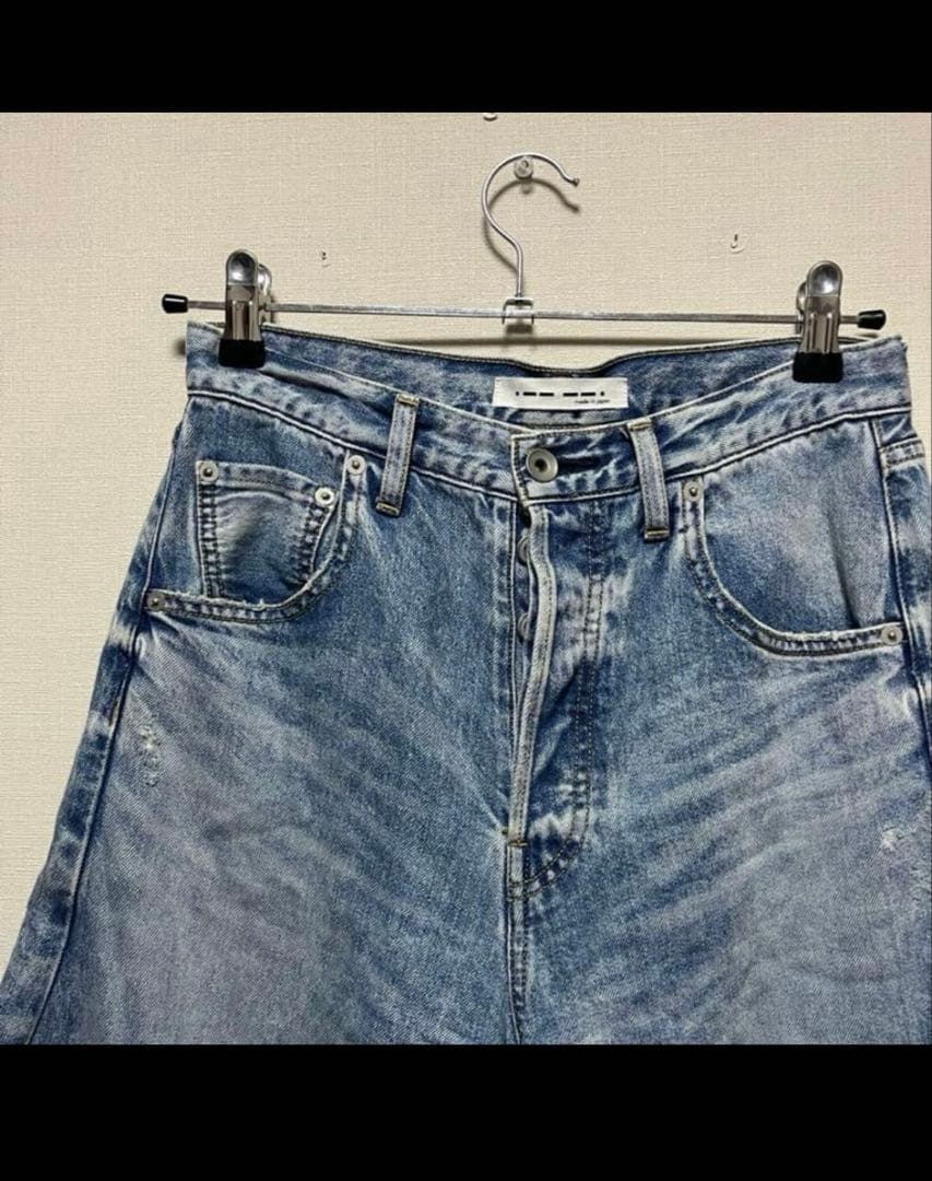 美品ウィムガゼットラインカーブデニムパンツ◯musetotem